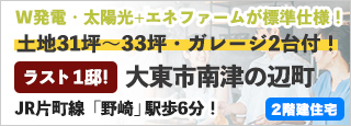 大東市南津の辺町